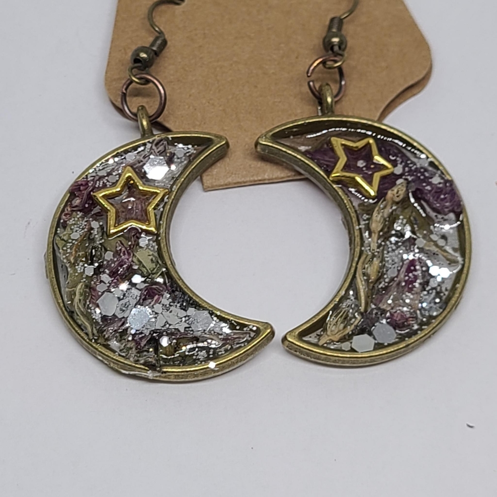 Moon Earrings for Love and Confidence 💜
